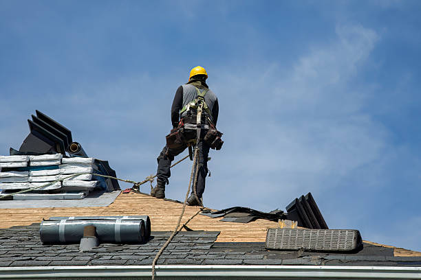 Professional Roof Replacement technician working in Kenedy, TX